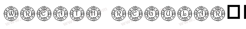 Wreath Regular字体转换